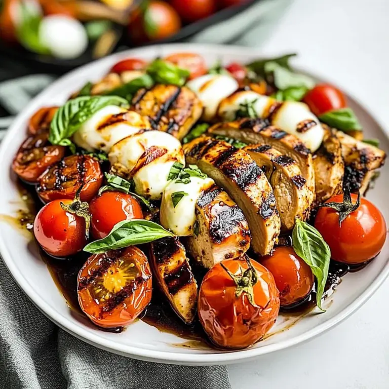 Grilled Chicken Caprese
