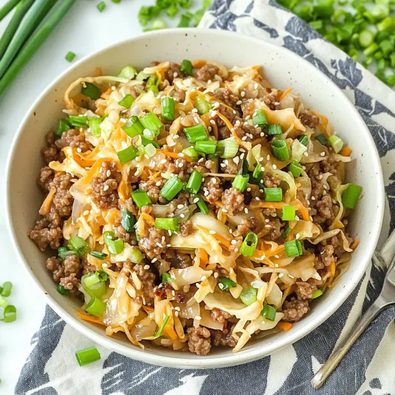 Inside Out Egg Roll in a Bowl