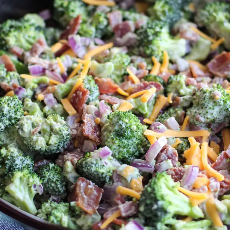 Keto Broccoli Salad Recipe