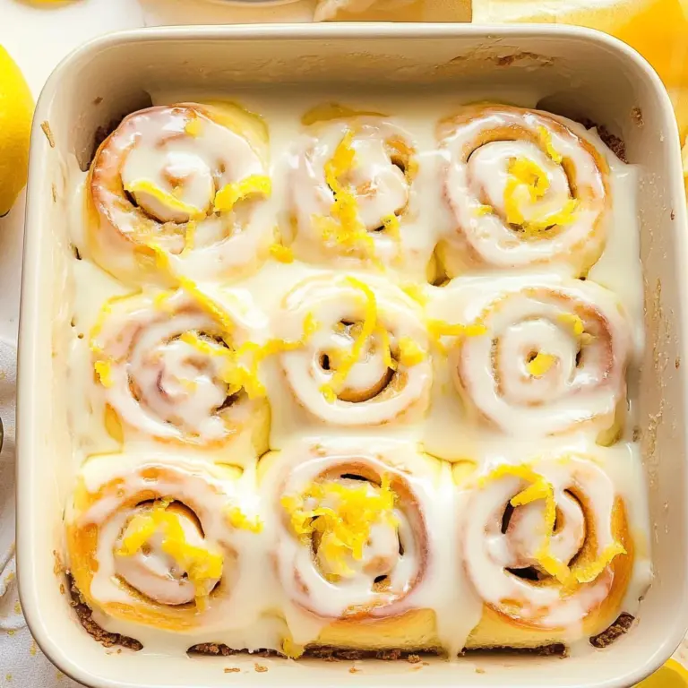 Lemon Sweet Rolls