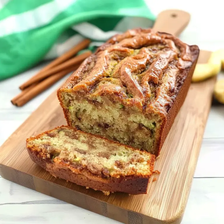 Moist and Delicious Cinnamon Swirl Zucchini Bread