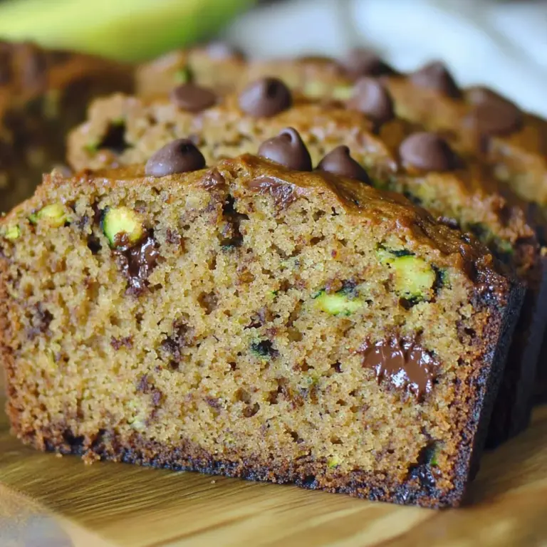 Mom's Perfect Chocolate Chip Zucchini Bread