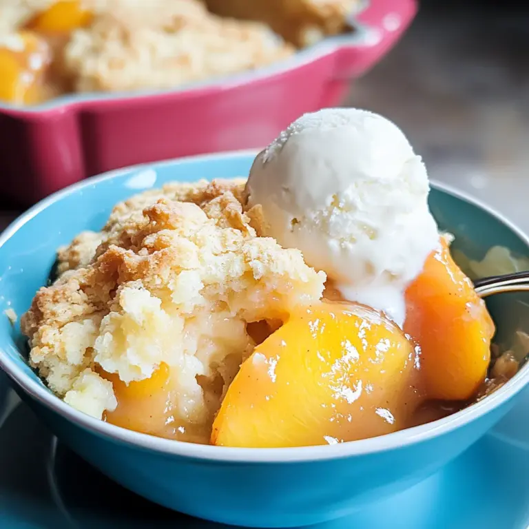Paula Deen's Peach Cobbler