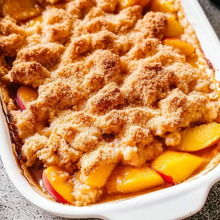 Peach Cobbler Recipe