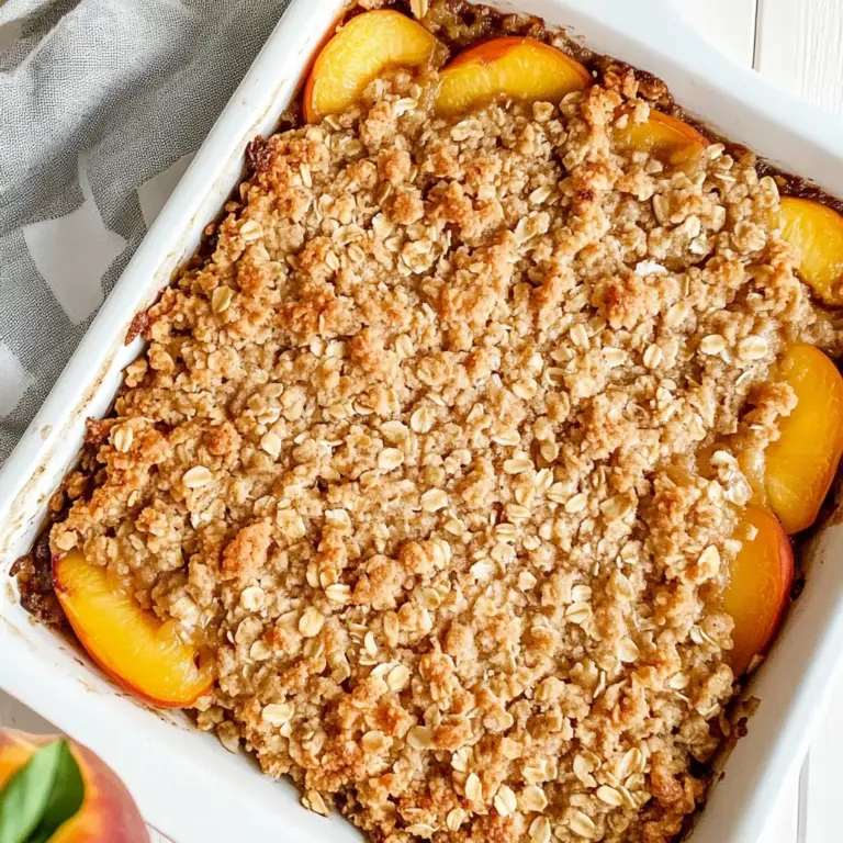 Peach Crisp