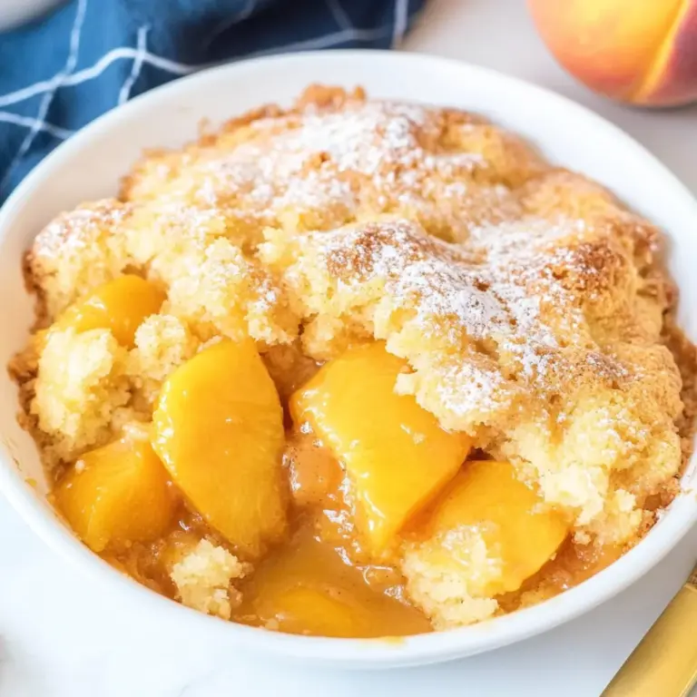 Peach Dump Cake