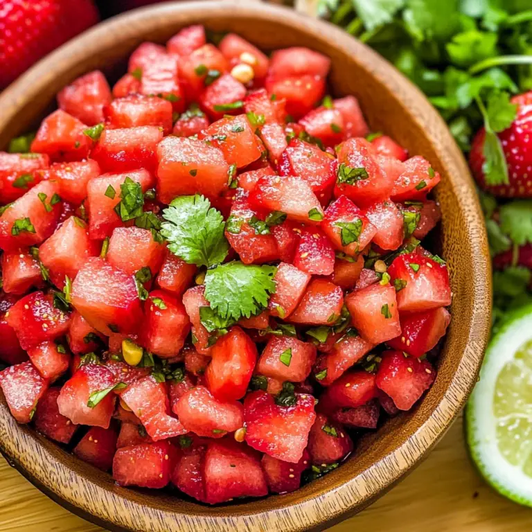 Strawberry Watermelon Salsa