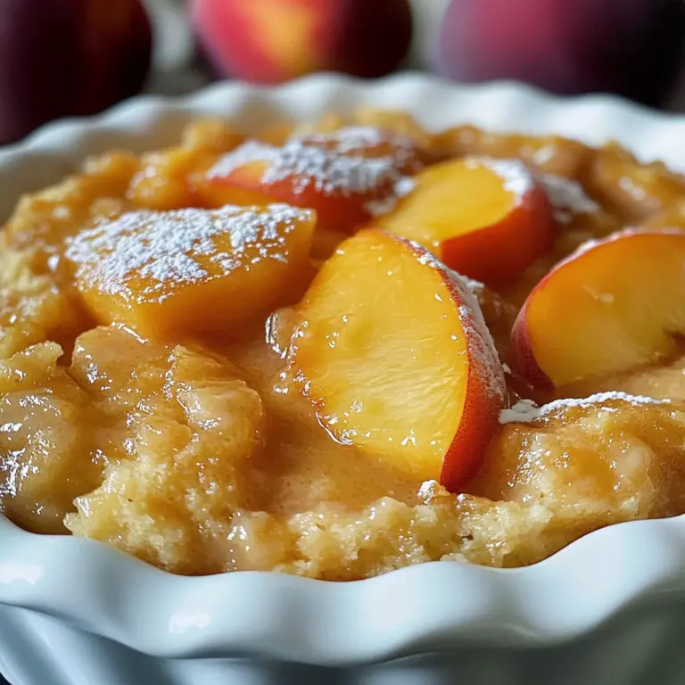 Tennessee Peach Pudding