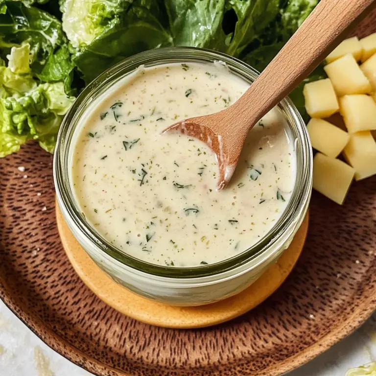 The Best High Protein Caesar Dressing