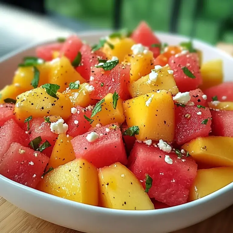The Peach Watermelon Salad That Tastes Like Summer