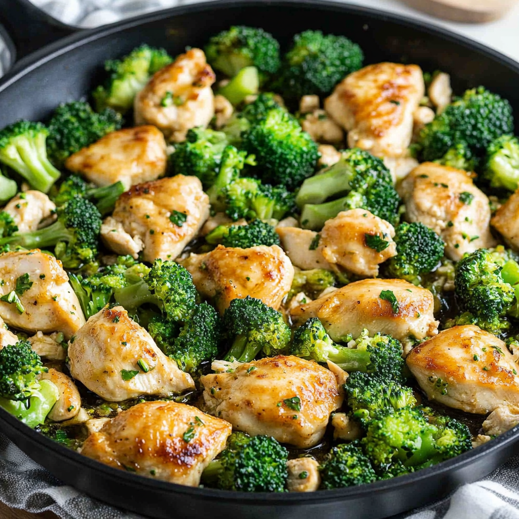 Low Carb Chicken Broccoli Skillet Recipe