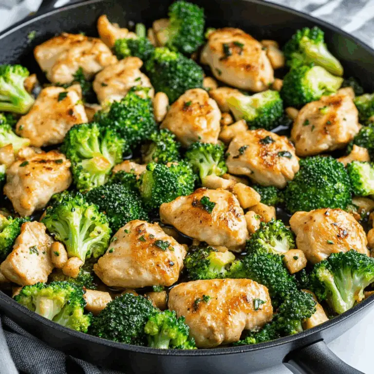 Low Carb Chicken Broccoli Skillet Recipe
