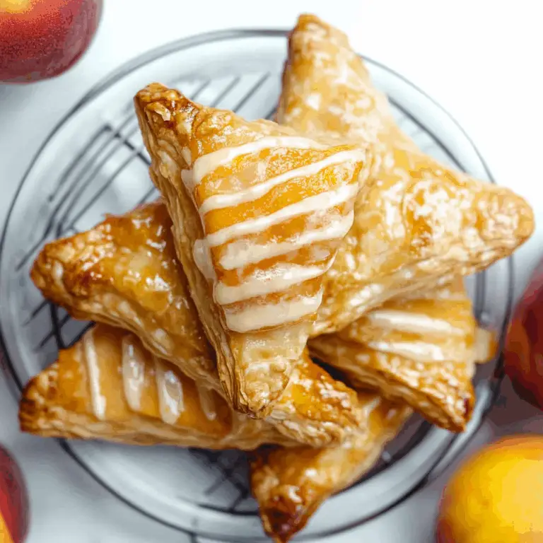Easy Peach Turnovers