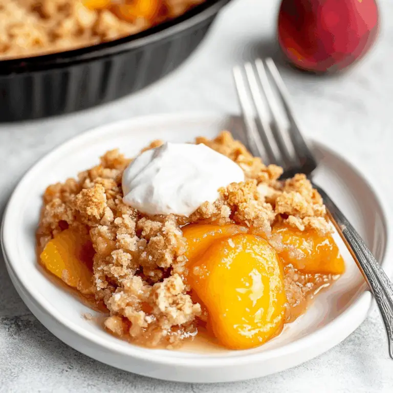Peach Crisp Recipe