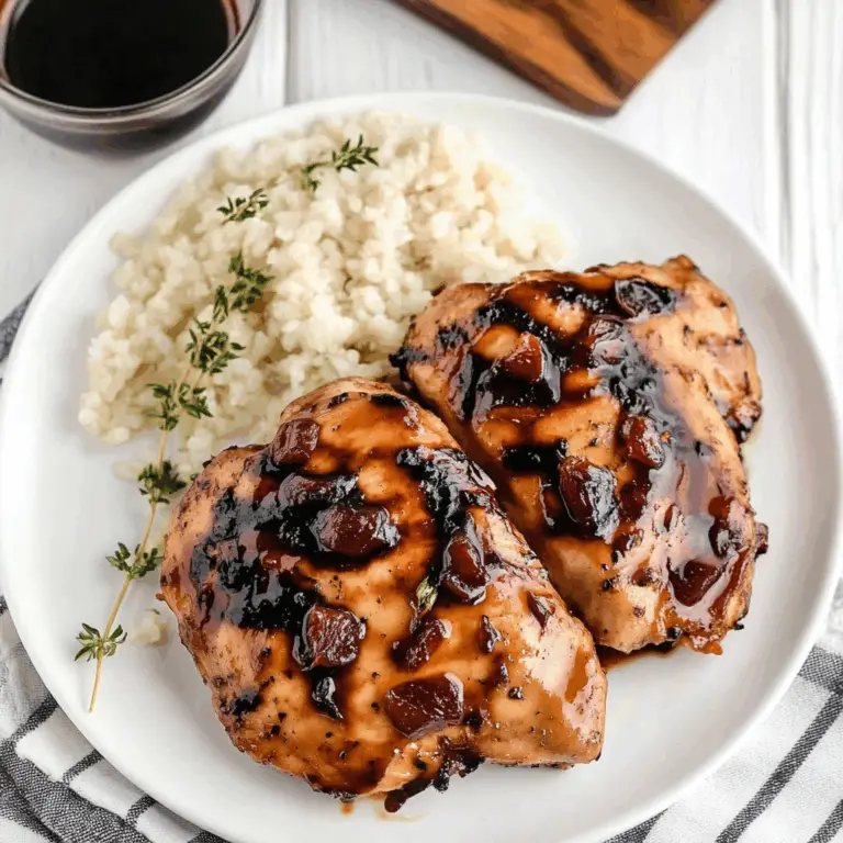 Apricot- Balsamic Chicken