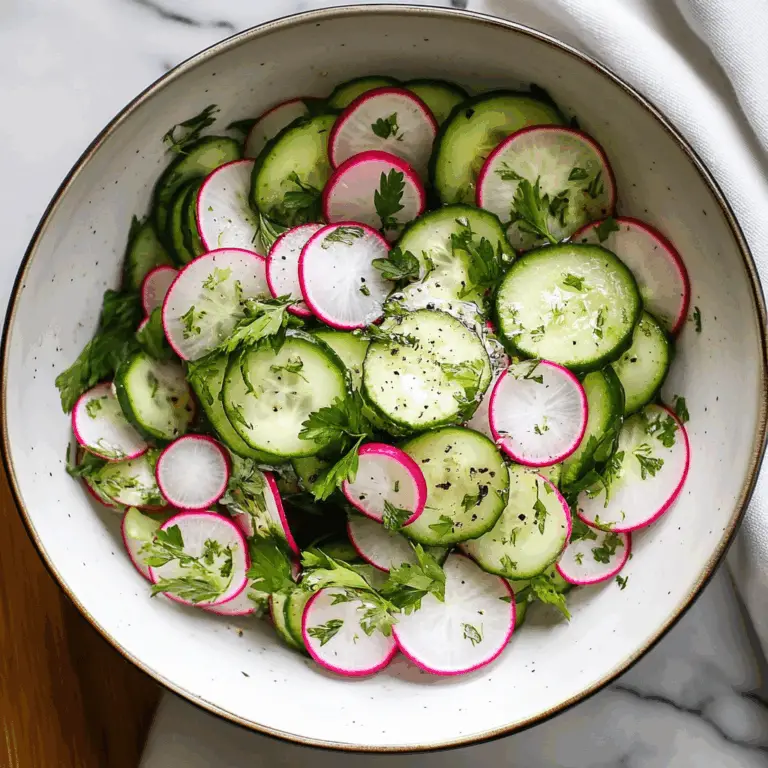 Cucumber Radish Salad