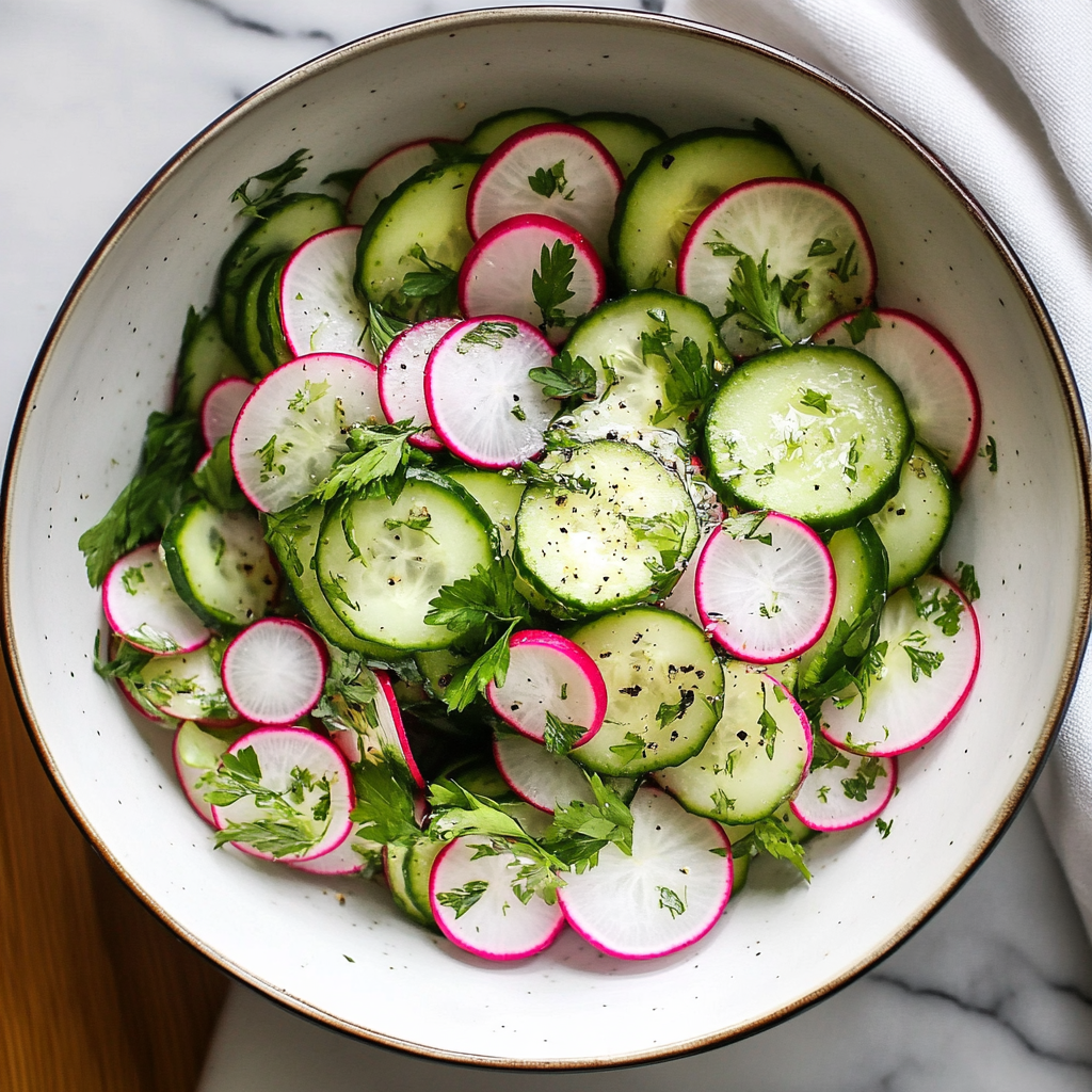 Cucumber Radish Salad