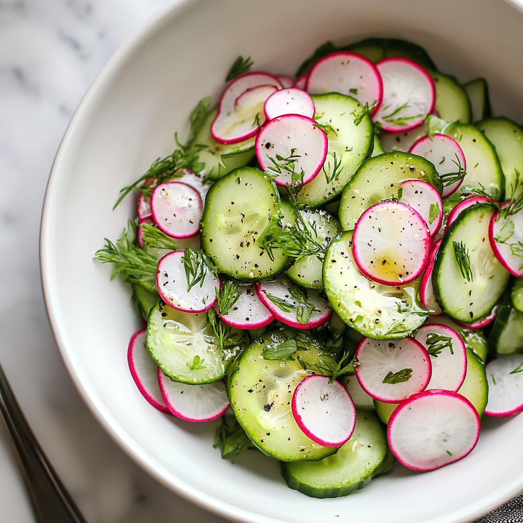 Cucumber Radish Salad