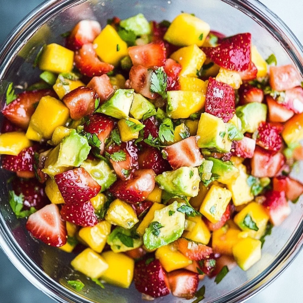 Avocado Strawberry Mango Salsa