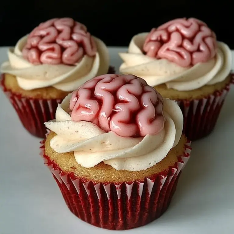 Bleeding Brain Cupcakes