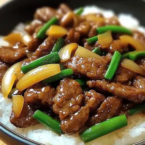 Chinese-Style Stir-Fried Beef with Sweet Onions