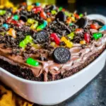 Chocolate Sheet Cake with Pudding & Frosting