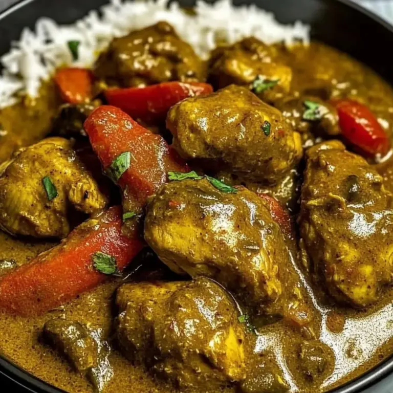 Creamy Jamaican Chicken Curry with Coconut & Spice