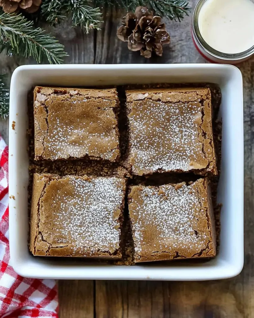 Gingerbread Brownies
