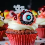 Halloween Augapfel Cupcakes