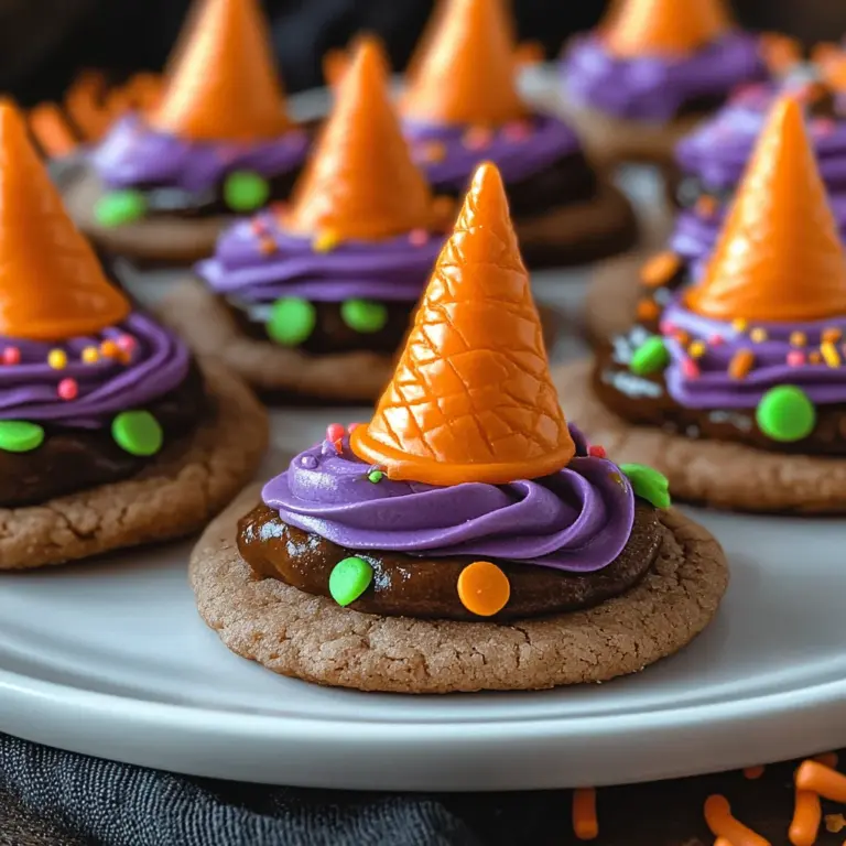 Halloween Witch Hat Cookies