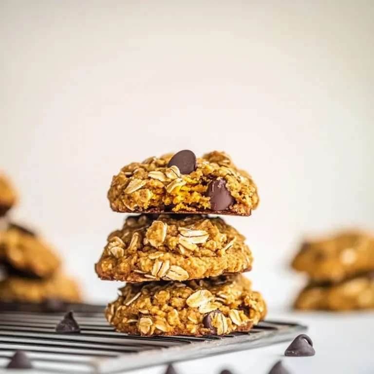 Healthy Pumpkin Oat Cookies