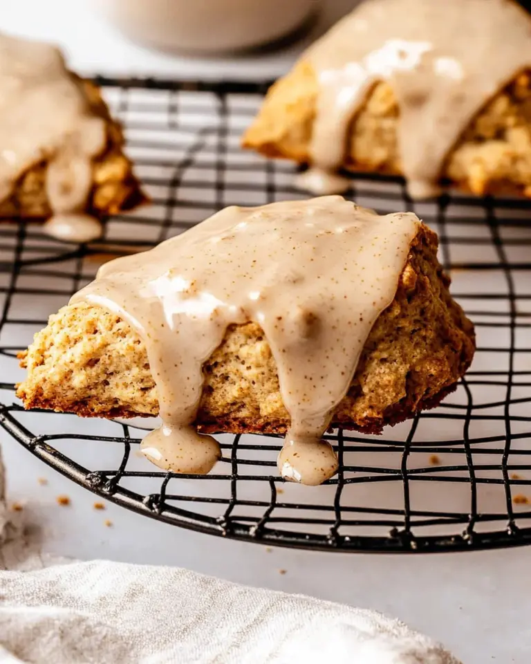 Homemade Chai Scones with Maple Chai Glaze