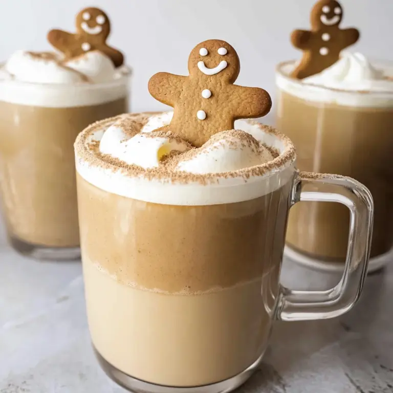 Homemade Gingerbread Latte