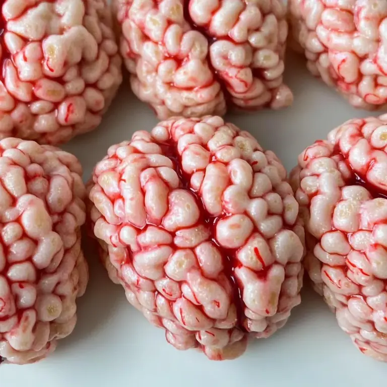 Marshmallow Rice Bubbles Halloween Brains