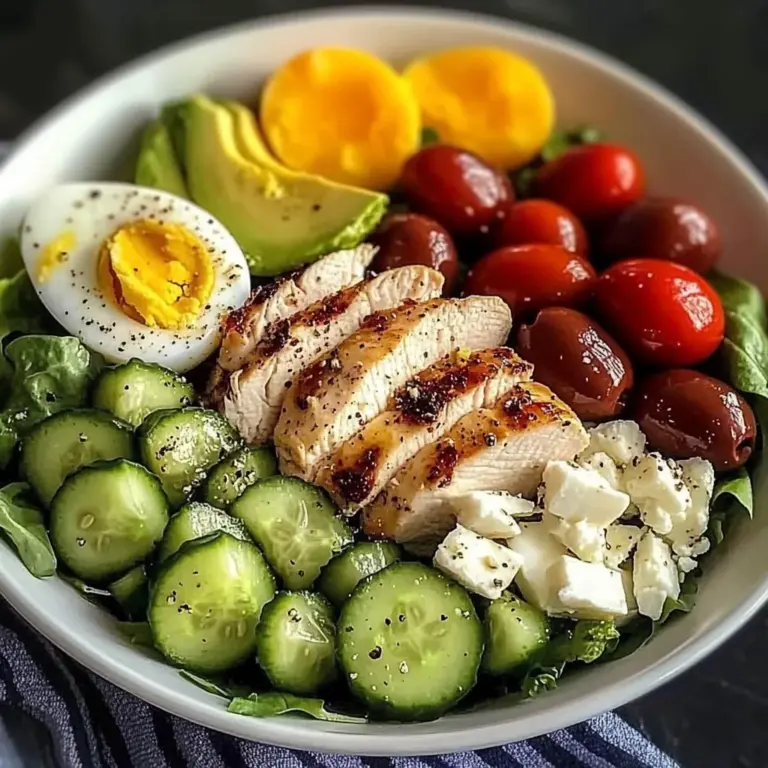 Mediterranean Chicken & Egg Power Salad