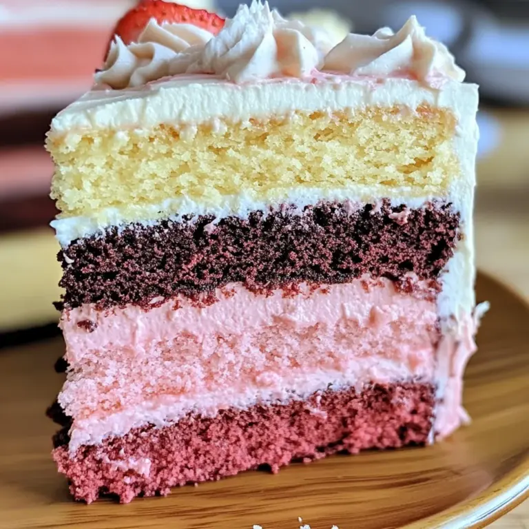 Neapolitan Cake