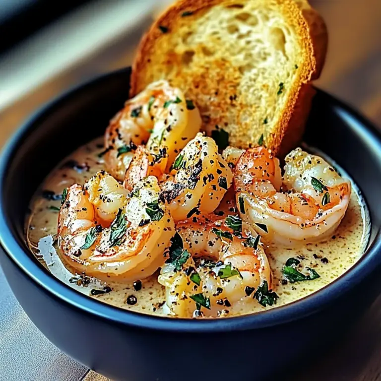 Shrimp Scampi Bowls with Garlic Bread