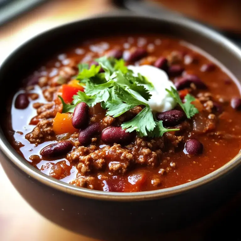 Slow Cooker Chili