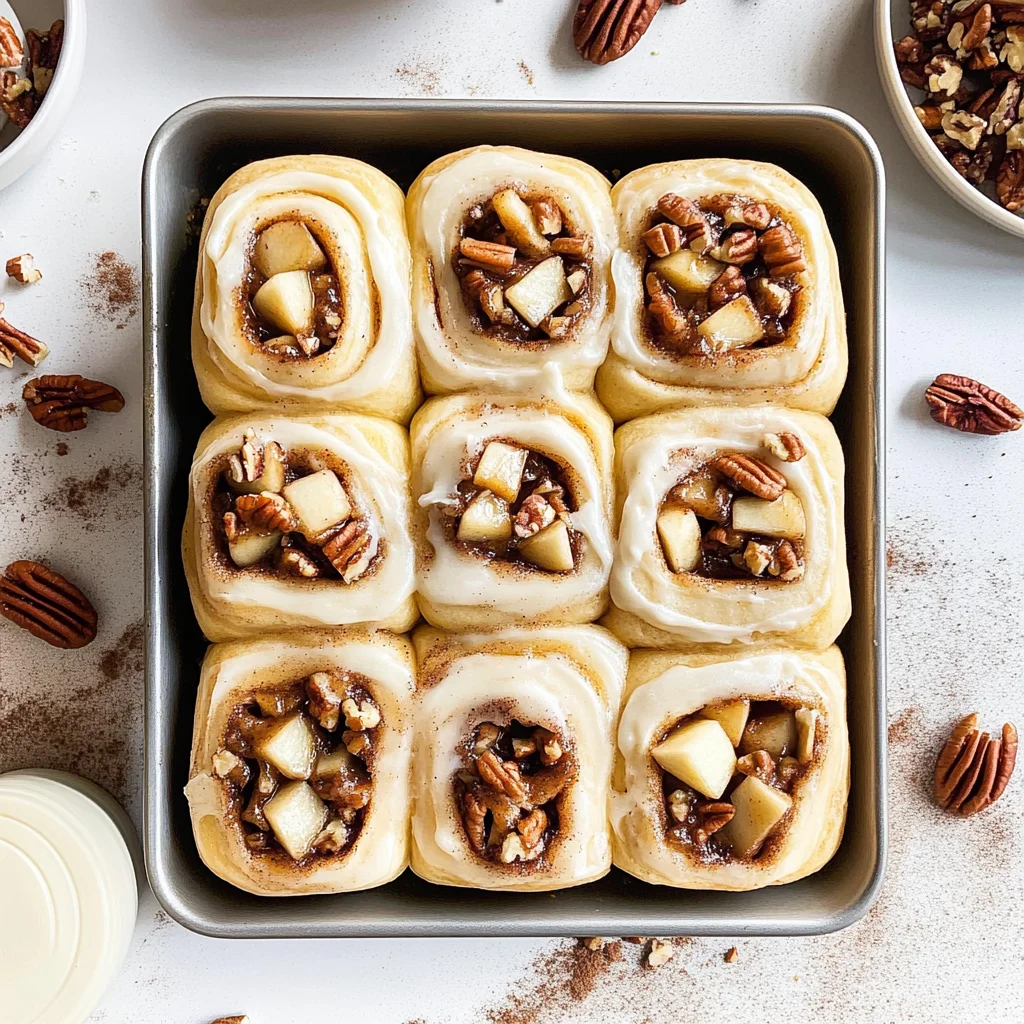 Soft-Baked Apple Cinnamon Rolls