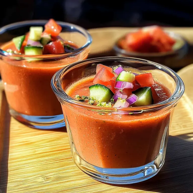 Spanish gazpacho recipe