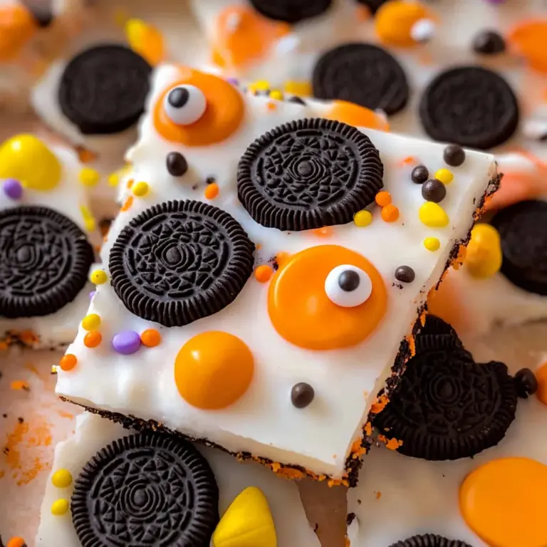 Spooky Halloween Oreo Bark