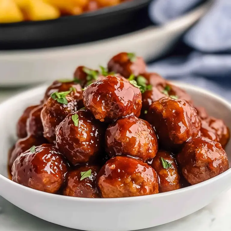 Sweet chili Meatballs Crockpot Recipe