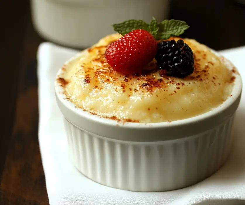 Baked Tapioca Pudding