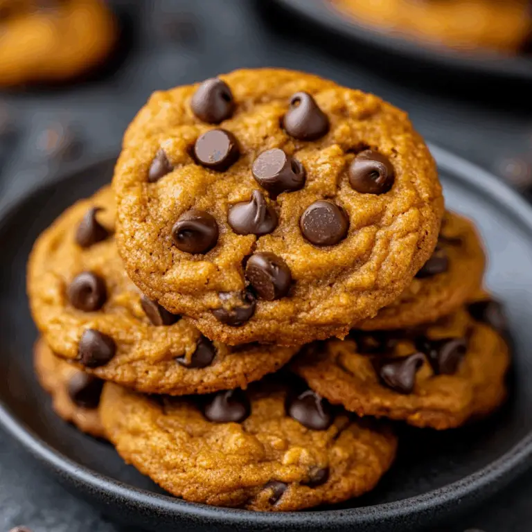 Chewy Pumpkin Chocolate Chip Cookies Recipe