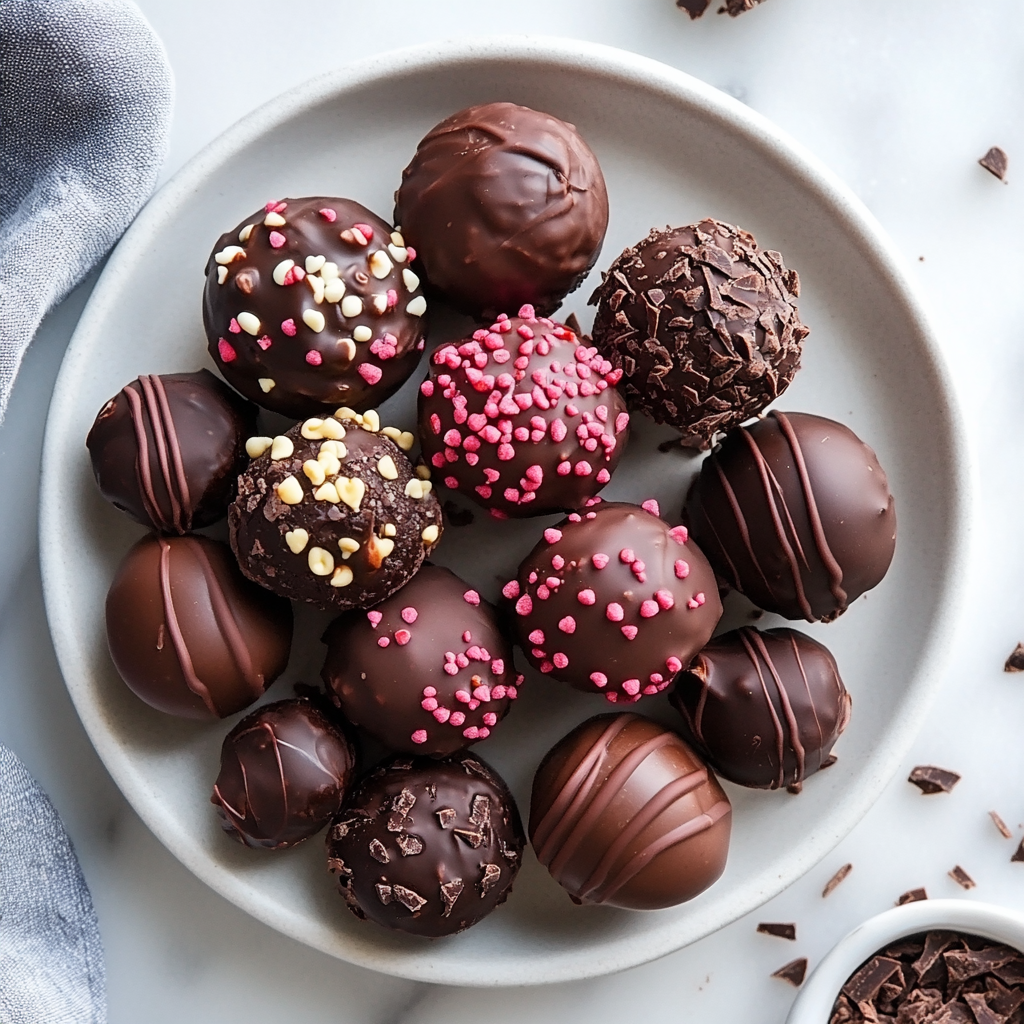 Double Chocolate Brownie Truffles (3 ways!)