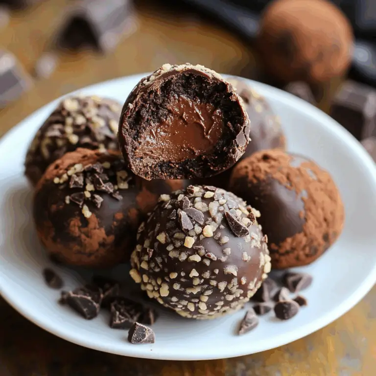 Double Chocolate Brownie Truffles (3 ways!)