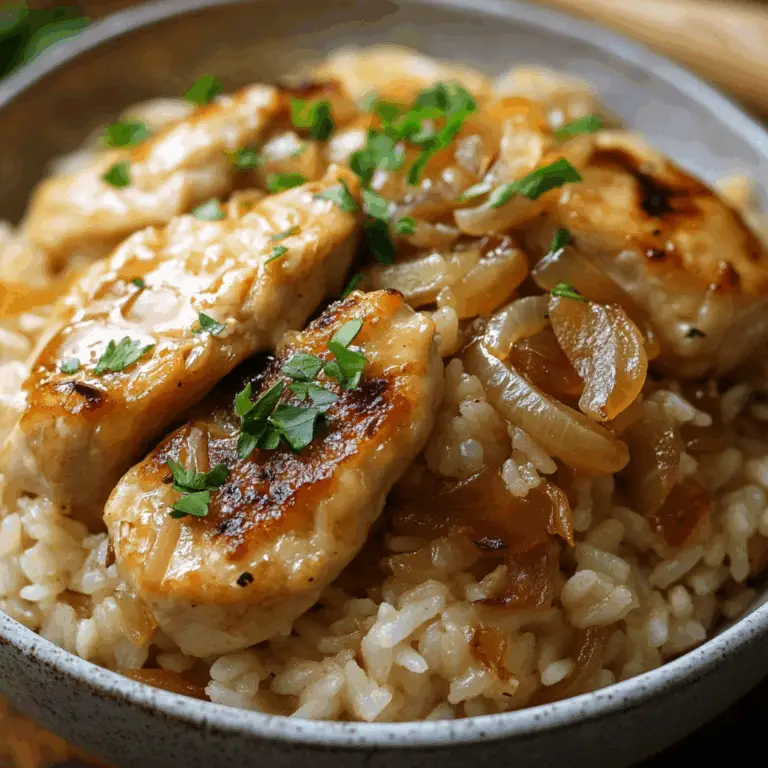 French Onion Chicken Rice