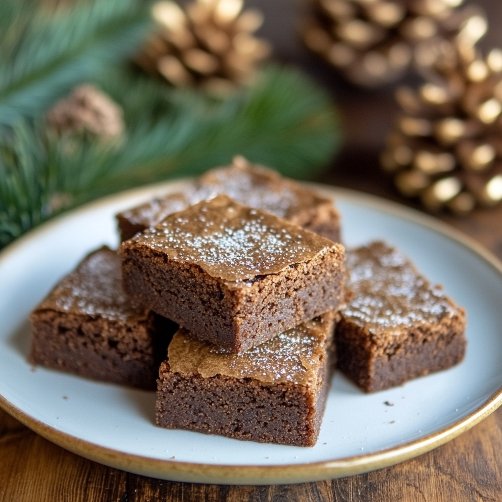 Gingerbread Brownies
