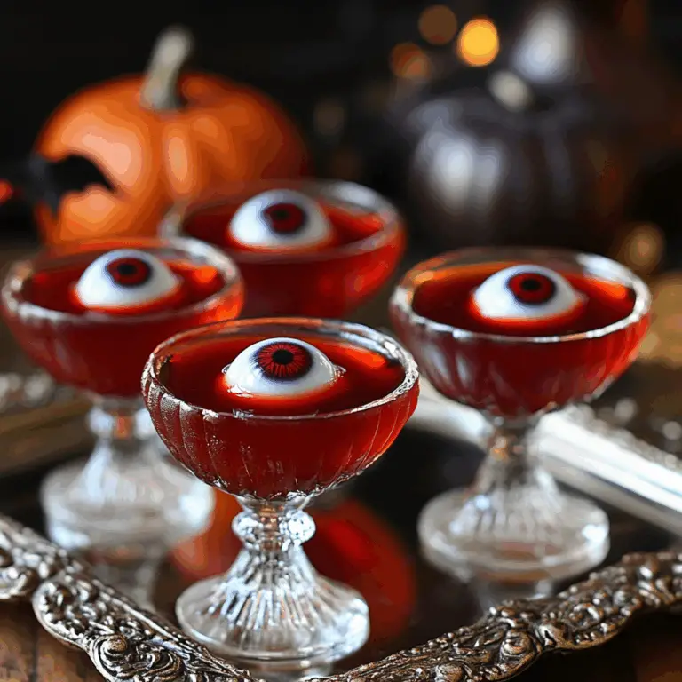 Halloween Eyeball Jello Shots