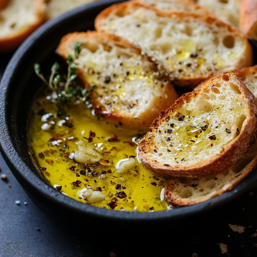 Irresistible Olive Oil Bread Dip